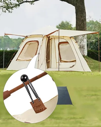 Miniatura 7 de Cuerdas elásticas de bolas de 6 pulgadas, 25 cuerdas elásticas pequeñas con bolas, mini bolas elásticas resistentes al aire libre para lona, toldo