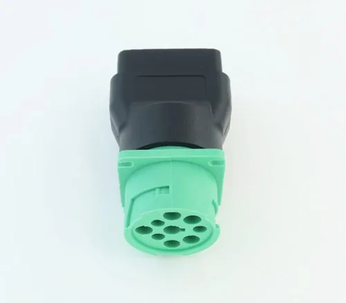 Miniatura 5 de Adaptador OBD2 macho a verde J1939 hembra