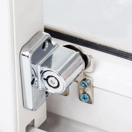 Miniatura 5 de 1 unids/lote Cerradura de ventana deslizante Cerradura de protección de seguridad para niños Cerradura de puerta antirrobo Cerraduras de límite