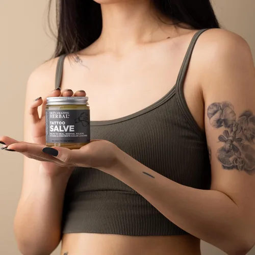 Miniatura 2 de Tattoo Salve, Tratamiento de cuidado posterior del tatuaje, Tratamiento de cuidado posterior del tatuaje natural, Sin parabenos, sin lanolina