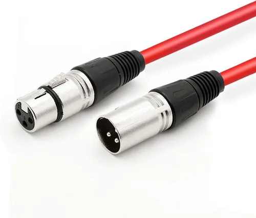 Miniatura 11 de Cable de altavoz XLR macho a XLR hembra, cable de conexión de micrófono de audio profesional, cable de micrófono blindado y equilibrado para uso más