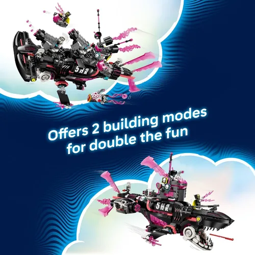 Miniatura 3 de LEGO DREAMZzz - Juguete de construcción submarino de tiburón pesadilla para niños, juego de simulación y figuras para niños y niñas, a partir de 9
