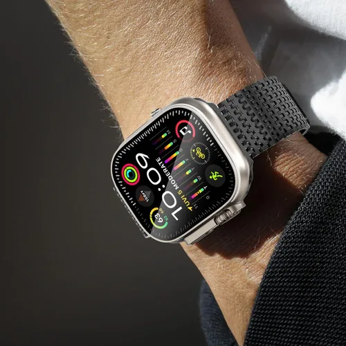 Miniatura 6 de WINGLE Correa de malla magnética para Apple Watch Band Ultra 3/2/1 de 1.929 in, 1.811 in, 1.772 in, 1.732 in, 1.654 in, 1.575 in, 1.614 in, 1.496