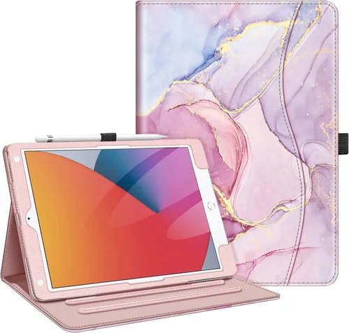 Miniatura 13 de Fintie - Funda para iPad de 9ª / 8ª / 7ª generación (2021/2020/2019) de 10.2 pulgadas - [Protección de esquinas] Funda con soporte de visualización
