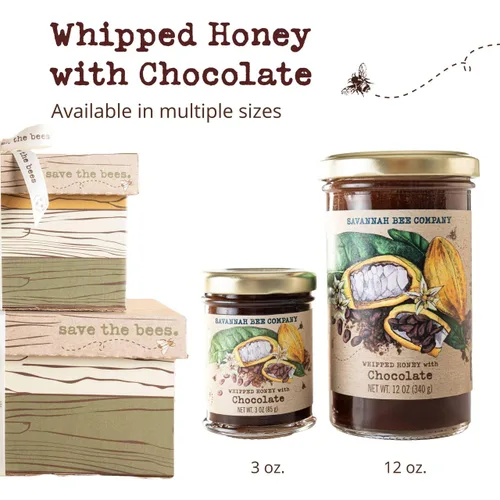 Miniatura 8 de Miel batida de Savannah Bee Company - Miel untable 100% natural (3 onzas (Paquete de 1), Chocolate)