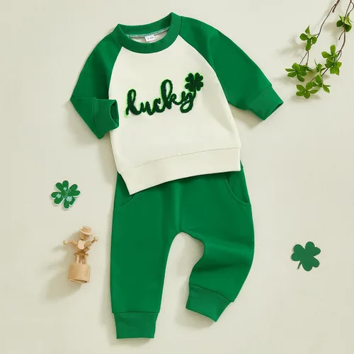 Miniatura 251 de Adobabirl Conjunto de sudadera y pantalones de Halloween para bebé, sudadera y pantalones con parche de calabaza para Halloween, otoño, ropa de bebé
