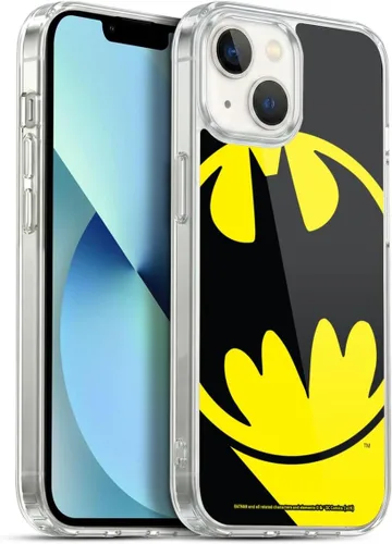 Miniatura 300 de Head Case Designs Funda de gel con licencia oficial de Batman DC Comics Bat Signal Logos [protección de grado militar] compatible con Apple iPhone 7