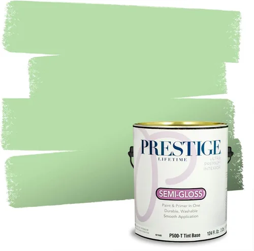 Miniatura 51 de PRESTIGE Pintura exterior e imprimación en uno, aloe, plano, 1 galón