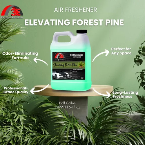 Miniatura 2 de Ambientador elevador de pino forestal y eliminador de olores, fragancia prémium para eliminar olores y olores de medio galón (64 onzas)