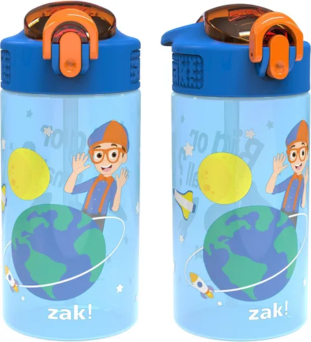 Miniatura 21 de Zak Designs Marvel Spider Man - Botella de agua para niños con cubierta de boquilla y aro de transporte, hecha de plástico duradero, diseño