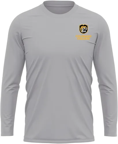 Miniatura 247 de Camisa deportiva de manga larga oficial de la NCAA Collegiate para hombre, con logotipo en el pecho izquierdo, colección Athletic Heather