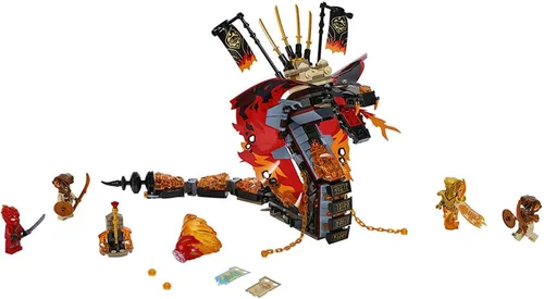 Miniatura 3 de LEGO NINJAGO Colmillo de Fuego 70674 - Juego de construcción de juguetes de acción de serpiente con lanzadardos y personajes de minifiguras ninja