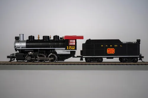 Miniatura 5 de Bachmann Industries Trenes Usra 0-6-0 con humo y corto recorrido Tender N.C.& St. L. #152 Locomotora de vapor a escala Ho