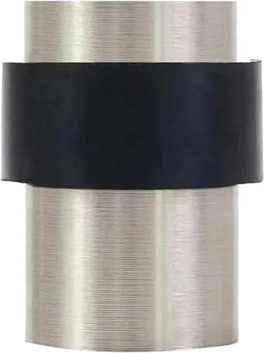 Miniatura 19 de KHTUMEWARE Paquete de 6 topes de puerta de piso de 1-1/2 pulgadas, tope de puerta negro mate, protector de pared para puerta comercial, cuña