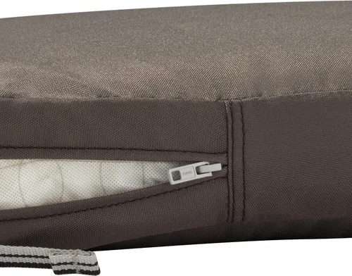 Miniatura 7 de Classic Accessories Ravenna - Funda resistente al agua para cojín de banco o sofá biplaza de patio, 42 x 18 x 3 pulgadas, color gris topo oscuro