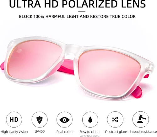 Miniatura 2 de Gafas de sol para mujer UV400 espejadas, apto para exteriores, vacaciones, conducción