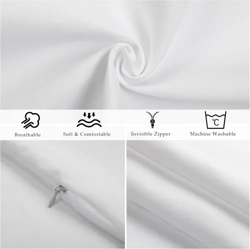 Miniatura 4 de Breling 6 fundas de almohada de sublimación personalizadas en blanco a granel, fundas de almohada de impresión de transferencia de calor, poliéster
