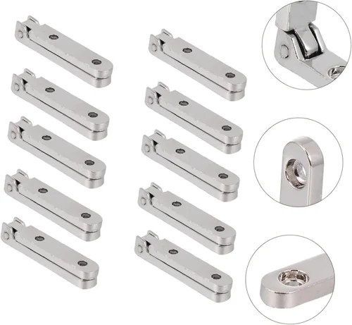 Miniatura 5 de Bisagra de caja de madera de 90 Uds. Bisagras de aleación de zinc Bisagras decorativas para el pecho Bisagras de caja de joyería Bisagras de 90