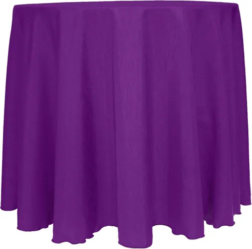 Miniatura 28 de Mantel reversible de satén Shantung de Ultimate Textile Majestic 96" redondo, Satin, Paquete de 2