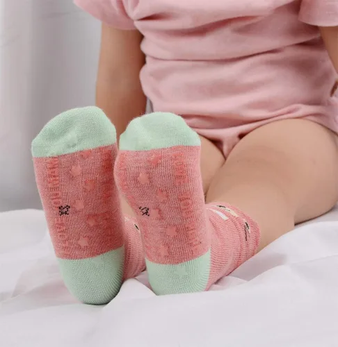 Miniatura 4 de T.H.L.S 5 pares de calcetines de algodón para niñas de 0 a 15 años de edad