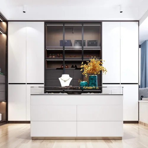 Miniatura 2 de YENHOME Papel tapiz de vinilo de cocina de 24 x 393 pulgadas para armarios, papel adhesivo blanco para dormitorio, papel adhesivo blanco sólido