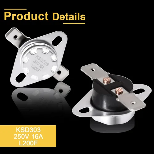 Miniatura 3 de SRV230-0900 Interruptor de límite alto para estufas de pellets Quadra-Fire Classic Bay 1200i y CB1200. Termodisco de sensor de seguridad de disco