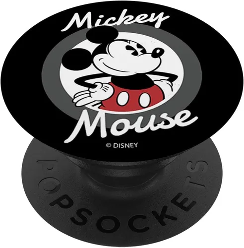 Disney Mickey & Friends Mickey Mouse Simple Portrait PopSockets Grip y soporte para teléfonos y tabletas
