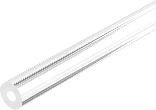 Miniatura 12 de MECCANIXITY Tubo acrílico rígido redondo tubo transparente 0.236 in ID 0.315 in OD 12.008 in longitud para lámparas y linternas, sistema