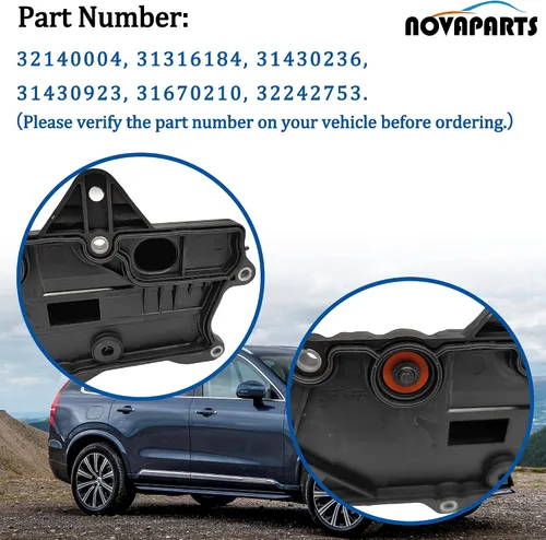 Miniatura 4 de NOVAPARTS 32140004 Válvula PCV con trampa de aceite 2.0L con junta para Volvo XC90 XC60 S60 S80 S90 V60 V90 XC40 XC70 2014-2021 4 cilindros 32242753
