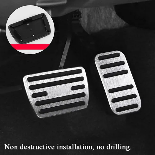 Miniatura 3 de Rifoda para Honda Civic Pedal de Acelerador y Freno Cobertura Antideslizante Compatible con 10ª Gen Civic 2021 2020 2019 2018 2017 2016 Juego de Azul