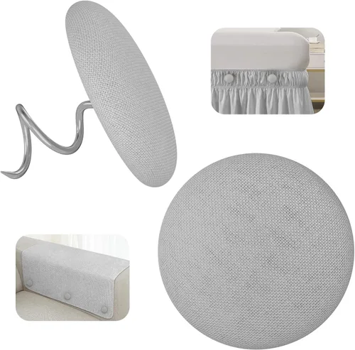 Miniatura 12 de Tachuelas de tapicería, alfileres de techo cubiertos de tela para sofá, fundas de muebles, fundas de sillón, fundas para reposabrazos, faldas