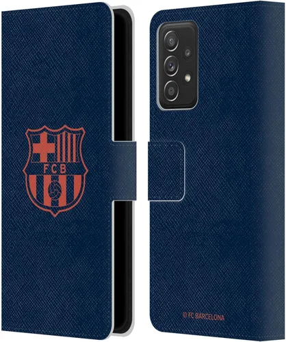 Miniatura 211 de Head Case Designs Funda de piel con licencia oficial del FC Barcelona Barca Crest Graphics para Samsung Galaxy A06 4G