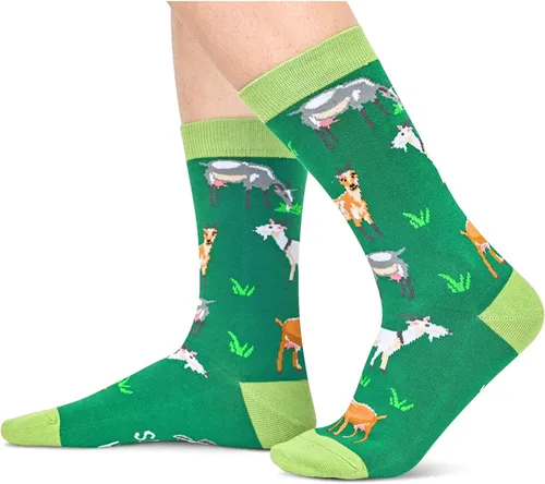 Miniatura 2 de Zmart Animal Socks For Men Women Goat Horse Guines Pigs Cow Gifts, Goat Horse Guines Pigs Monkey Socks