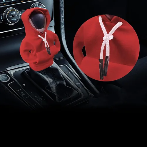 Miniatura 2 de Topaliving Sudadera con capucha para palanca de cambios de automóvil, divertida perilla de palanca de cambios, suéter para invierno, funda