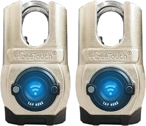 Miniatura 11 de 5th GEN - Candado inteligente para exteriores (paquete de 6, grillete largo) Bluetooth sin llave y bloqueo NFC, seguridad resistente a la intemperie