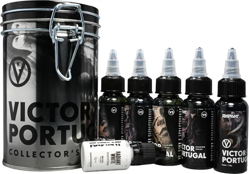 Miniatura 80 de Radiant Colors Tintas de tatuaje (mezcla blanca 8oz)