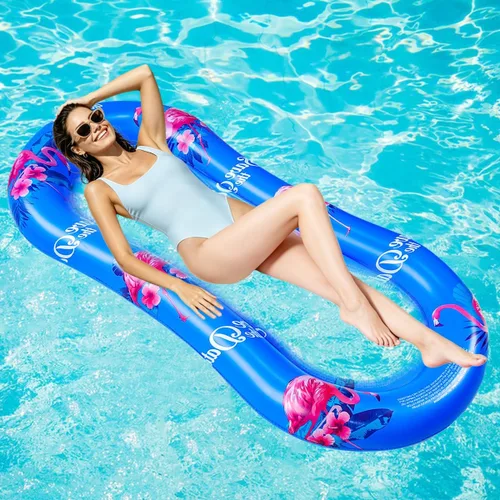 Miniatura 2 de ZHUYNXIR Flotador de piscina para adultos, hamaca flotante, balsas inflables, sofá de aire para piscina, cama flotante, tumbado en él, todo tu Pájaro