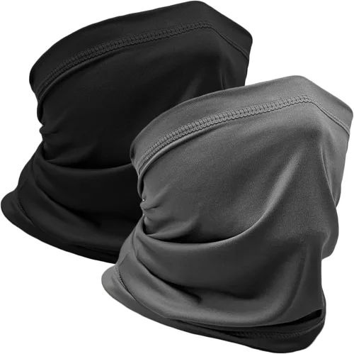 Miniatura 11 de WOXVM 2 paquetes de polaina para el cuello, bufanda, bufanda de Gator para enfriar el sol, pasamontañas, bandana, protección UV, para hombres