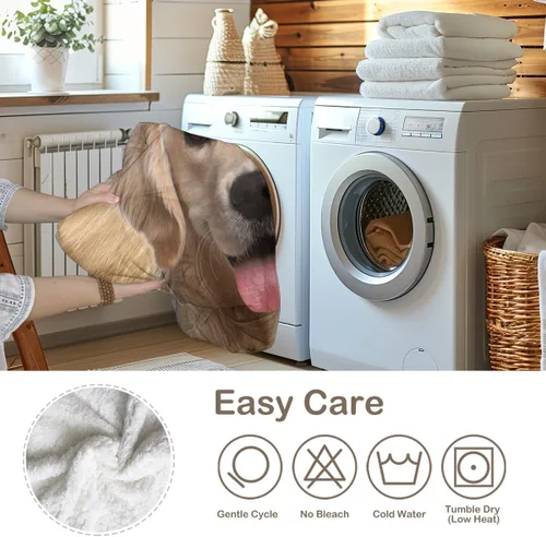 Miniatura 167 de Autumn Teddy Dog Patchwork Sherpa Blanket Fall Cozy Throw Blanket Cute Puppy Quilt Style Warm Soft Blanket for Couch Sofa Bedroom Decor 50x60 Inches