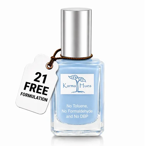 Miniatura 17 de Karma Organic Esmalte de uñas natural, no tóxico, pintura de uñas vegana y libre de crueldad (caja azul pequeño)