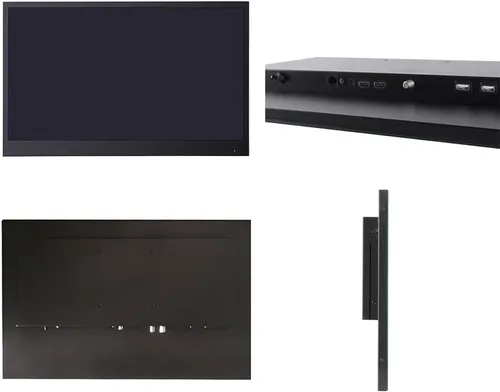 Miniatura 4 de Soulaca 19 pulgadas elegante color negro impermeable baño TV ducha spa publicidad WiFi Bluetooth DTV ATSC baño bañera envolvente