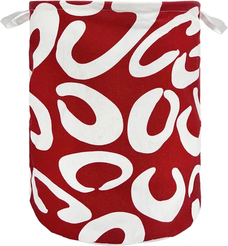 Miniatura 18 de Merdes - Cesta plegable impermeable de 19.7 pulgadas, cesta de ropa sucia, organizador de almacenamiento de lino para colección de juguetes