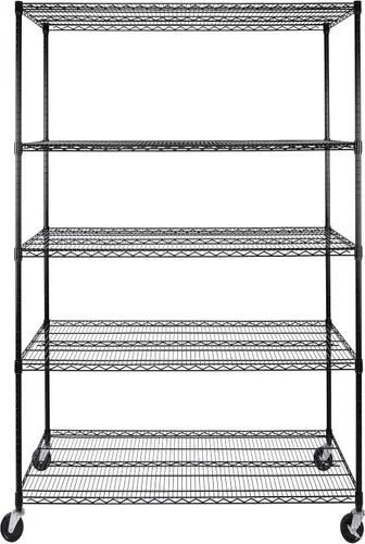 Miniatura 2 de Seville Classics UltraDurable - Estante de alambre de acero sólido NSF resistente, organizador para garaje, almacén, oficina, restaurante, aula