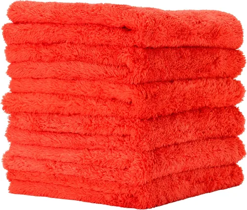 Miniatura 11 de PROJE' Toalla de microfibra azul – Ultra absorbente – Secado de coche, pulido, paño de pulido y toalla para detalles de interiores – 500 GSM 16 x 16