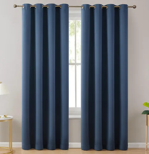 Miniatura 10 de HLC.ME Laurance - Revestimientos térmicos para ventanas, cortinas de bloqueo de calor, privacidad y totalmente sombreados, paneles de ventana