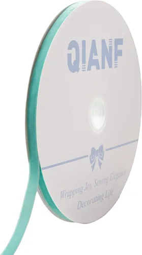 Miniatura 81 de QIANF Cinta de terciopelo, carrete de 1 1/2 pulgadas por 25 yardas (rojo)