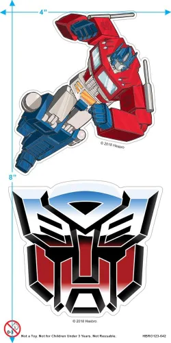 Miniatura 4 de Camiseta y pegatinas Transformers Optimus Prime, Optimus Prime, Azul marino