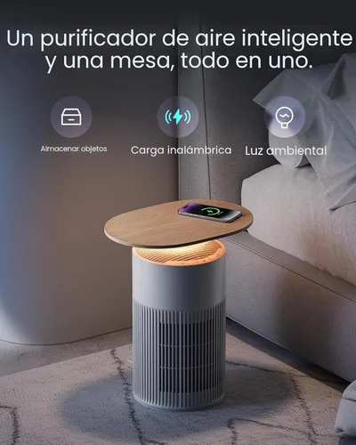 Miniatura 3 de SwitchBot Purificador de aire para el hogar, habitación grande de hasta 3620 pies cuadrados, modo mascota, materia de soporte, 21 dB, prefiltro