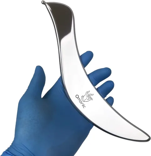 Herramienta IASTM grande de acero inoxidable Gua Sha Guasha Masaje Raspador de Liberación de Fisioterapia Herramientas de Movilización de Tejidos