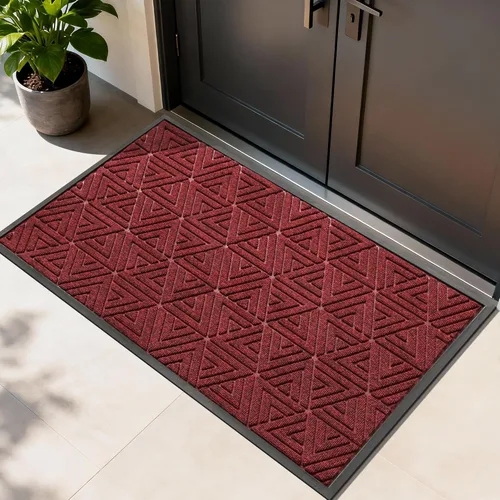 Miniatura 64 de Yimobra Alfombra para Puerta Delantera Exterior Entrada 29.5x17, Impermeable Resistente Alfombras Exteriores para Puerta Delantera, Alfombra